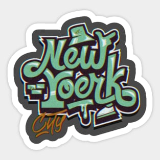 New York Graffiti Sticker